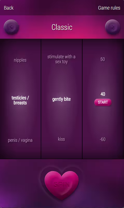 The reels showing a body part, an erotic activity and a time limit